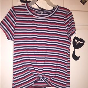 Charlotte Russe knot shirt